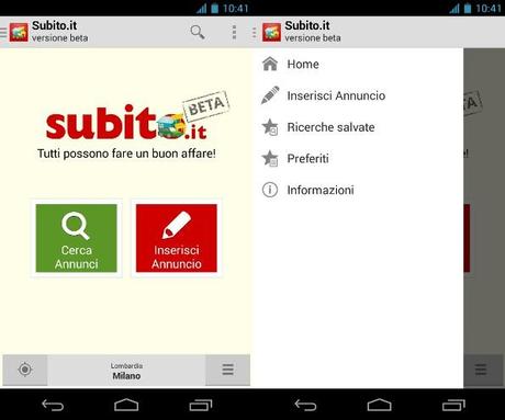 subito.it 1.01 1 Finalmente disponibile lapplicazione Subito.it per Android