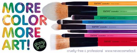[Novità] - Neve Cosmetics - Glossy Artist: otto nuovissimi pennelli cruelty free!