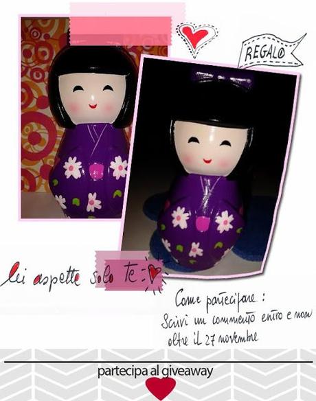 Una kokeshi in regalo per voi