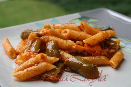 penne friggitelli e tonno (39)b