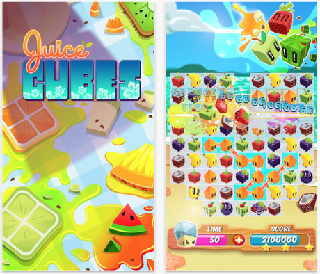 Schermata 2013 11 05 alle 14.59.43 614x527 Juice Cubes, un nuovo puzzle game di Rovio sbarca su App Store