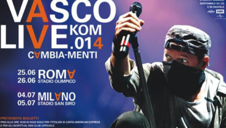 Ecco le prime date del Tour 2014 di Vasco Rossi