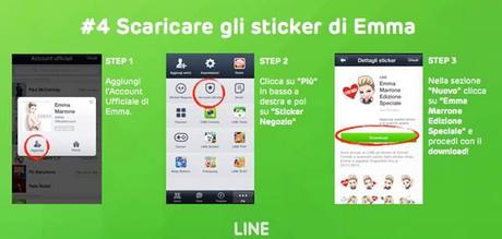 LINE, ecco gli stickers dedicati ad Emma Marrone