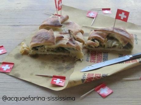 mini strudel con sbrinz e friggitelli