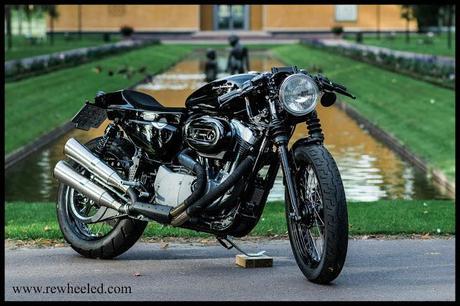 Harley Nightster Cafè Racer by Re-Cycles Bikes Rewheeled AB