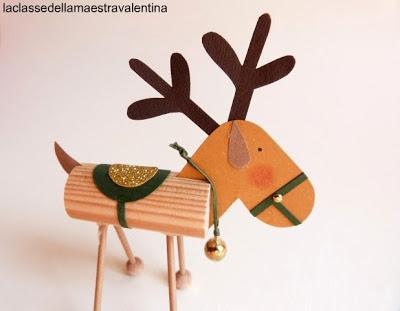 7- PICCOLE RENNE DI LEGNO