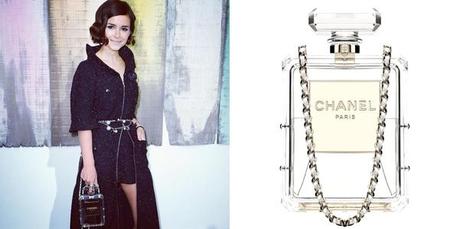Chanel-bottle clutch miroslava duma