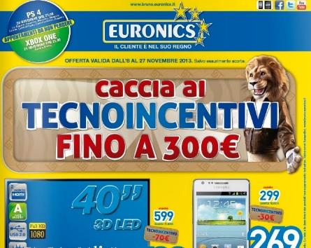 Euronics1 [Sfoglia Volantino Euronics] Tante offerte tecnologiche grazie alla promo Caccia ai tecnoincentivi da Euronics