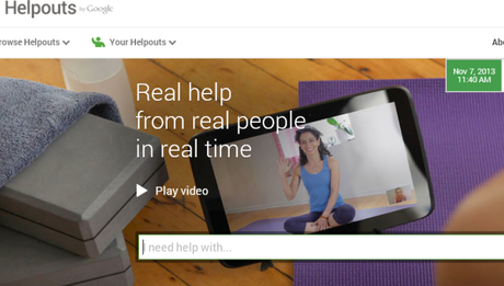 Google Helpouts. Reale Aiuto da Reali Persone in Tempo Reale.