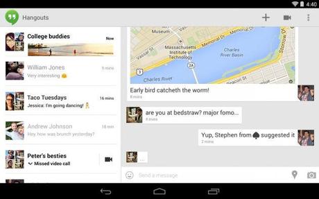 Google rilascia Hangouts 2.0