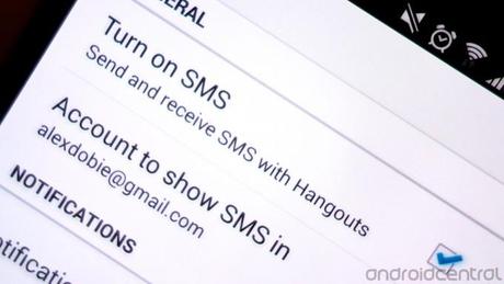 hangouts sms option Ecco come disabilitare gli sms dallapplicazione Hangouts di Google