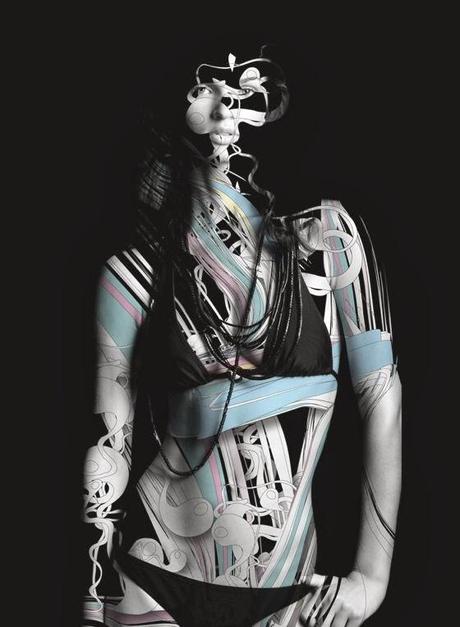 GLI STRABILIANTI FOTORITRATTI ARTISTICI CON PATTERNS E MOTIVI GRAFICI DI ALBERTO SEVESO