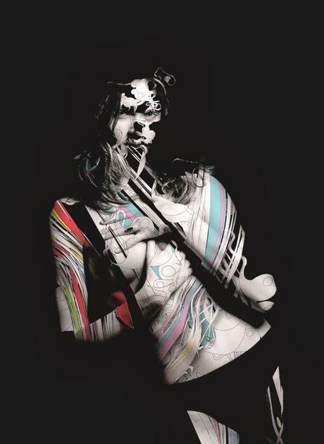 GLI STRABILIANTI FOTORITRATTI ARTISTICI CON PATTERNS E MOTIVI GRAFICI DI ALBERTO SEVESO