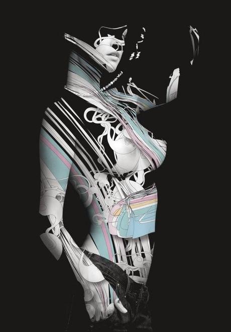 GLI STRABILIANTI FOTORITRATTI ARTISTICI CON PATTERNS E MOTIVI GRAFICI DI ALBERTO SEVESO