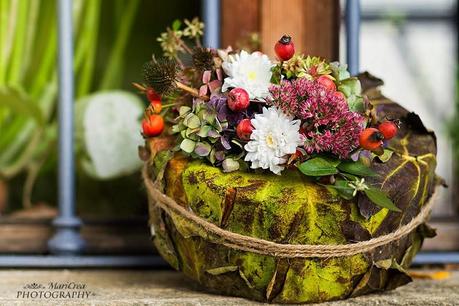 Fall floral arrangement