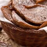 Ricette di dolci: frittelle di castagne con uvetta e pinoli