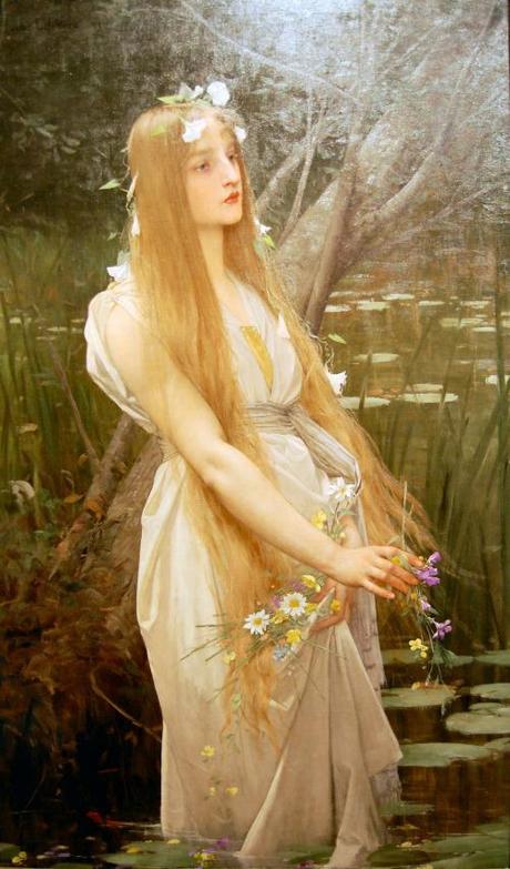 16 Ophelia by Jules-Joseph Lefebvre 1890