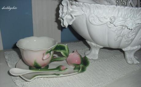 il bianco,il rosa, la delicatezza di un mondo shabbychic