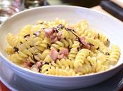 Pasta guanciale, radicchio zola