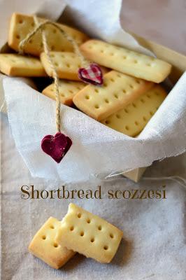 shortbread scozzesi al profumo di arancia