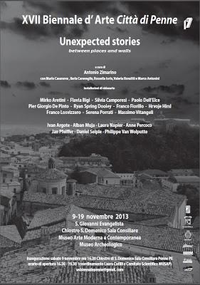 Unexpected stories - between places and walls - XVII Rassegna di Arte Contemporanea - Penne (Biennale)