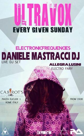 Roma 10 Novenbre 2013 Daniele Mastracci ft Allegra Lusini live al Carrot`s Cafe'