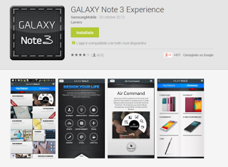Con Galaxy Note 3 Experience puoi provare tutte le funzionalità esclusive del Galaxy Note 3 su qualunque dispositivo Android!