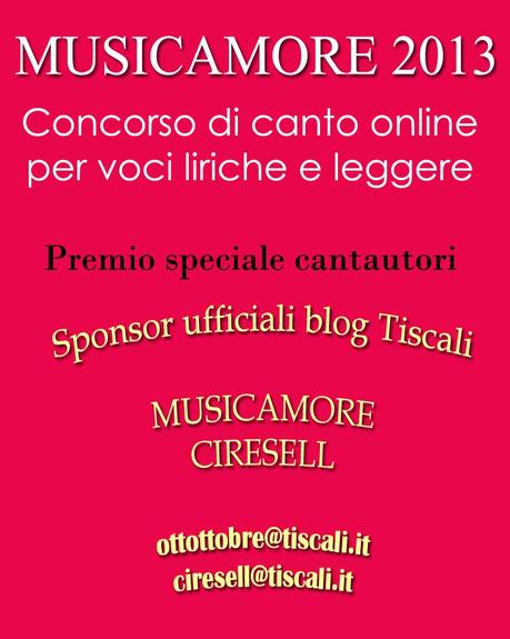 Concorso Musicamore ultimo aggiornamento