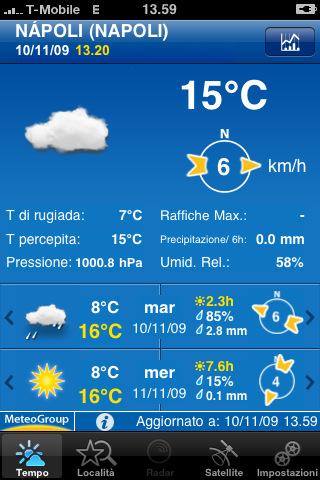 WeatherPro iphoneitalia App Store Sales: i saldi dellApp Store del 9 Novembre