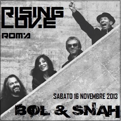 Bol & Snah, laltra faccia dei Motorpsycho tra rock e pop-tronica, sabato 16 novembre 2013 al Rising Love di Roma.