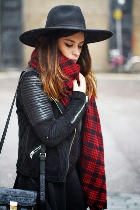 Inspiration : Plaid scarf