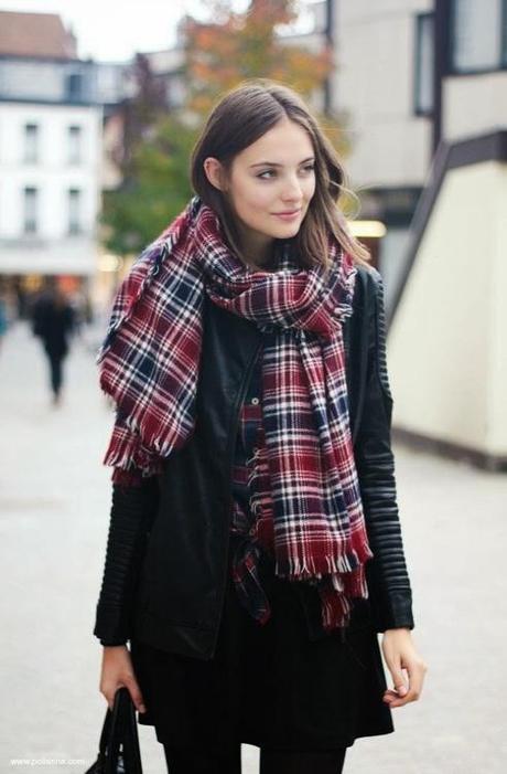 Inspiration : Plaid scarf