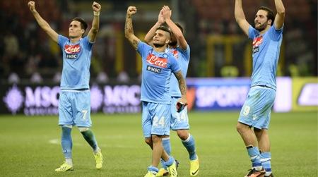 Higuain Insigne Callejon Napoli 680 Sport in tv del 10 novembre 2013: Juventus Napoli, Gran premio motomondiale