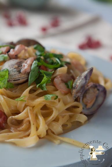 Spaghetti alla chitarra allo scoglio - Semplicemente Cucinando