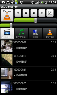 interface videos VLC Direct Pro Free: film e canzoni in streaming dal PC ad Android