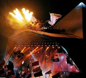 Fire and Phoenix in Glasto