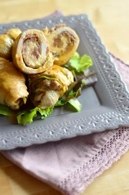 rotolini di pollo e salsiccia