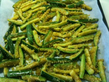 STICK DI ZUCCHINE CROCCANTI AL PARMIGIANO