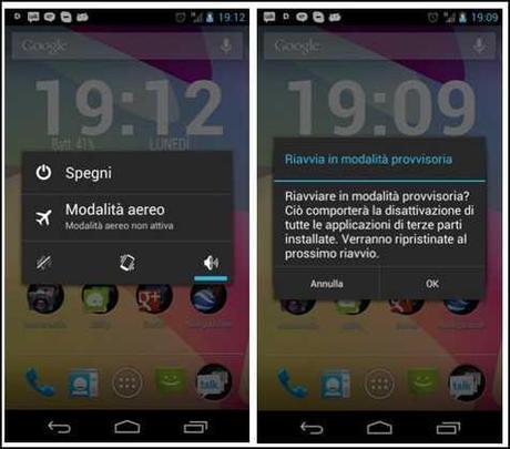 Modalità provvisoria Galaxy Note 3 e Galaxy S4