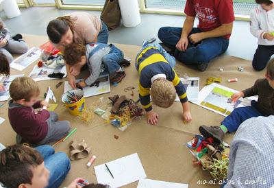 Riciclare i rotoli di carta - laboratorio al MonzaEcoFest