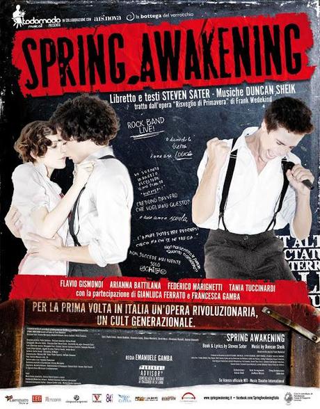 Chi va con lo Zoppo... non perde 'Spring Awakening' a Torino! 28, 29 e 30 novembre al Teatro Colosseo