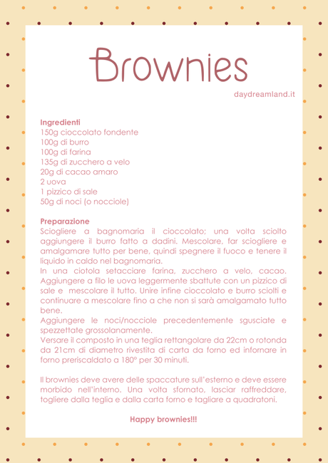 brownies recipe