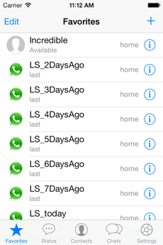 Whatsapp iPhone iOS 7 il Messenger si Aggiorna 