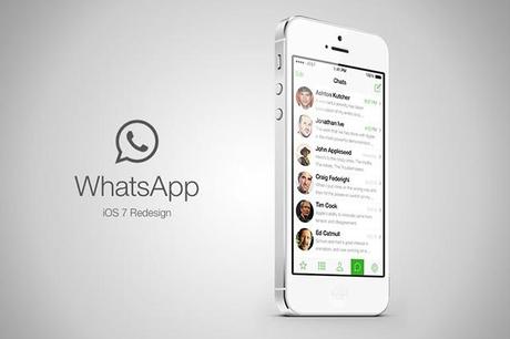 Whatsapp iPhone iOS 7 il Messenger si Aggiorna 