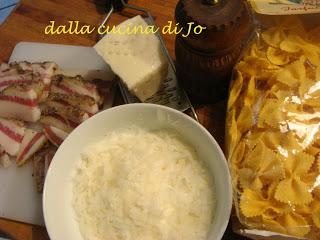 Farfalle alla gricia