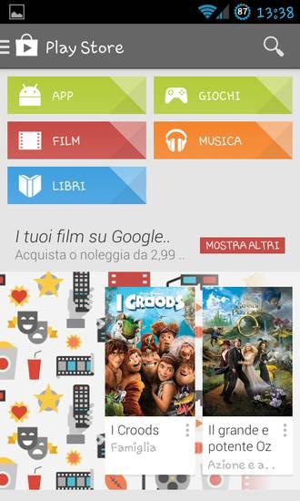 Arriva la sezione Film sul Play Store