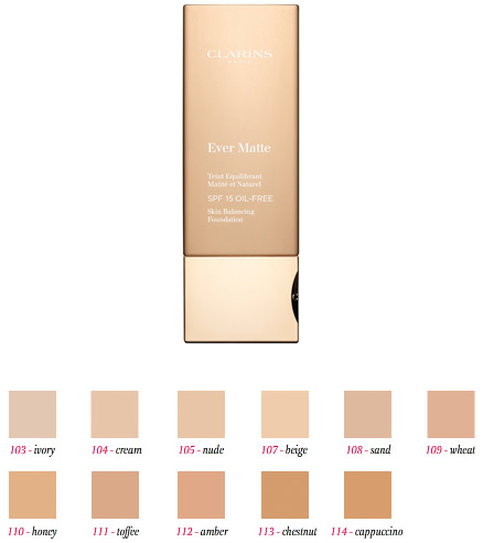 BEAUTY / IL FONDOTINTA DELLA STAGIONE: EVER MATTE DI CLARINS