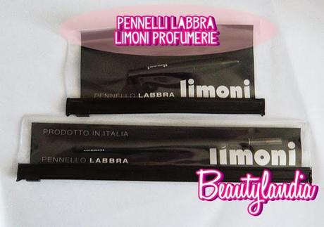 LIMONI - Recensione Pennelli Occhi, Pennelli Labbra, Piumino e Spugna tonda -