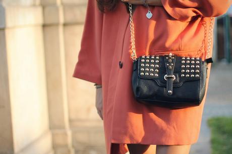 OVERSIZE COAT BY ZALANDO outfit 2  zara zalando winter wedge vic matié studded bag shoes Ray Ban oversized coat outfit moda lovehandmade love italy fashion blog fall clubmaster barbara valentina grimaldi 2013 