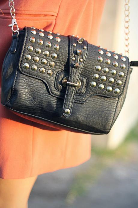 OVERSIZE COAT BY ZALANDO outfit 2  zara zalando winter wedge vic matié studded bag shoes Ray Ban oversized coat outfit moda lovehandmade love italy fashion blog fall clubmaster barbara valentina grimaldi 2013 